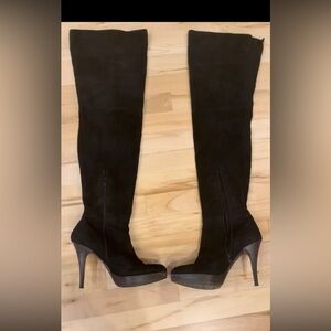 Stuart Weitzman Black Over the Knee Boots